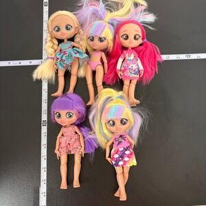 IMC Toys Kids BFF by Cry Babies Doll Lot 5pc 8in Multicolor Fashion Dolls